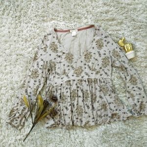 Clover+Scout Floral Blouse